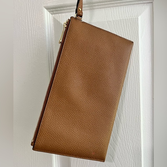 Michael Kors Tan Leather Wristlet - Picture 3 of 4